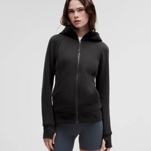 Lululemon Scuba Full Zip Hoodie Black NWT NEW size 0